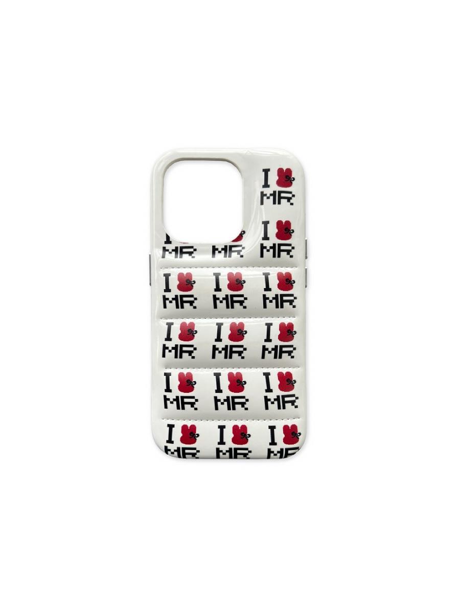 MOROMORO2 Mosaic Red Rabbit Phone Case / iPhone 15 Pro