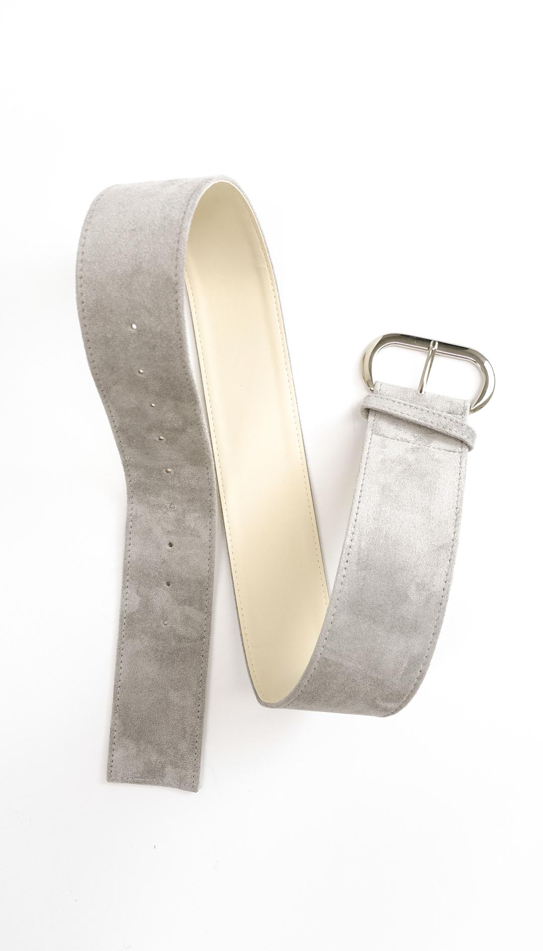 suede over belt