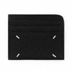 22SS 메종 마르지엘라 스티치 블랙 카드지갑 SA3VX0011P4746T8013