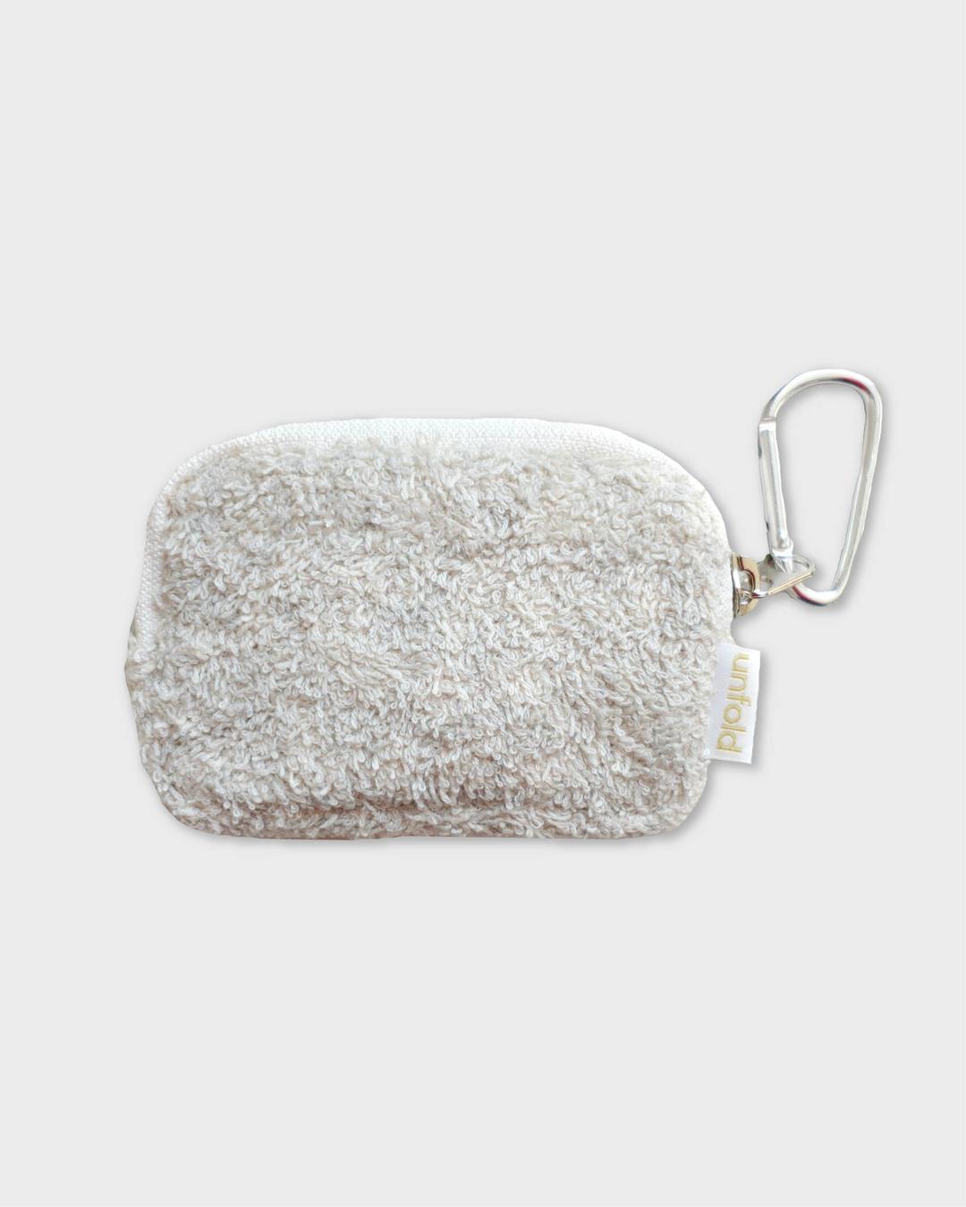 Terry card case (oatmeal)