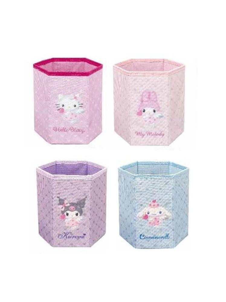 산리오 엔젤 헬로키티 마이멜로디 시나모롤 쿠로미 접이식 수납 box