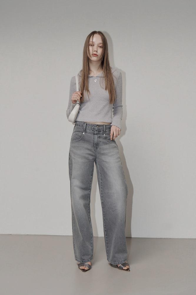 [3월 22일 예약 배송] DD DENIM PANTS STONE GRAY