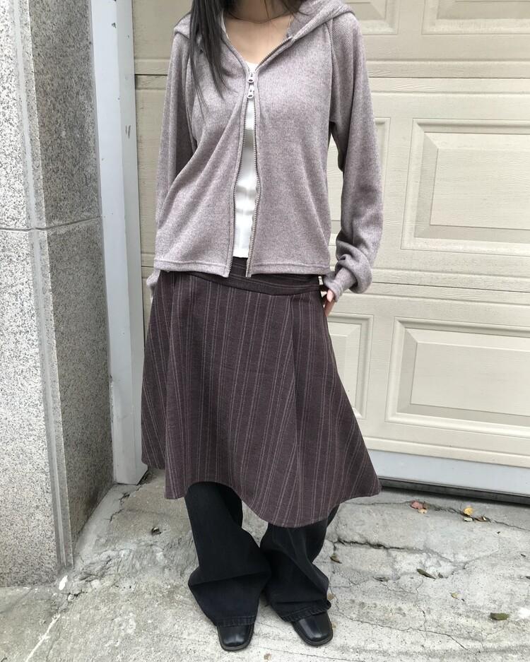 튜프티 (best) bokashi knit zip-up