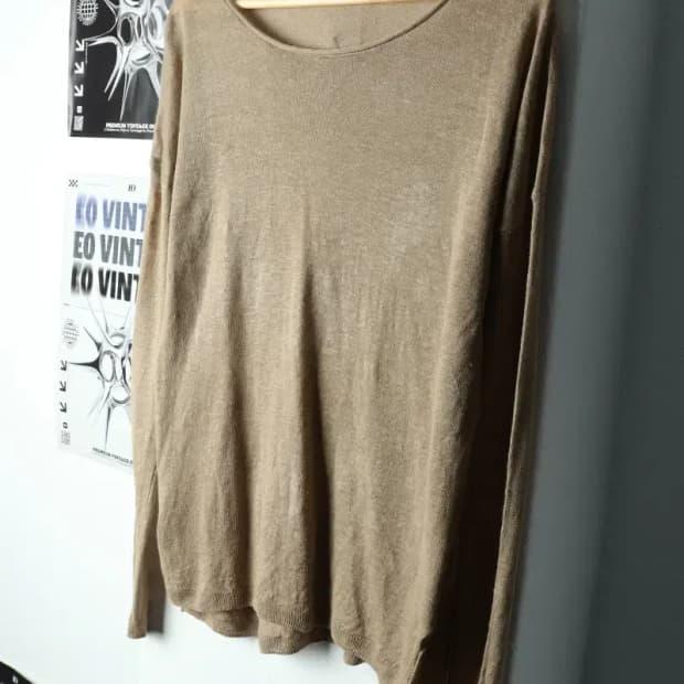 W(M-L) 브랜드빈티지 니트 빈스 린넨 마-15AEA | 후루츠패밀리
