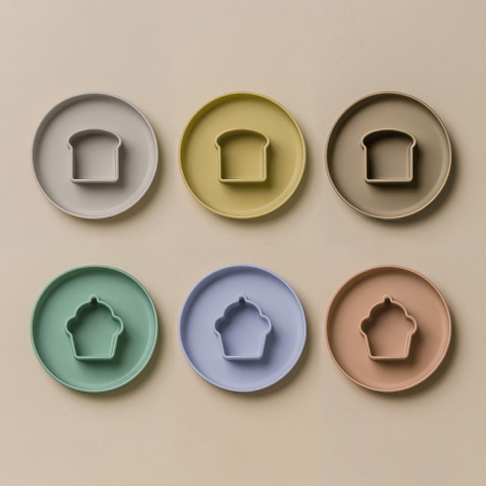 브릭오 베이커리 디쉬볼 이유식 플레이트 실리콘 아기 유아 토핑 간식 시리얼 접시 그릇 식기 용기 : 브릭오 공식 브랜드스토어