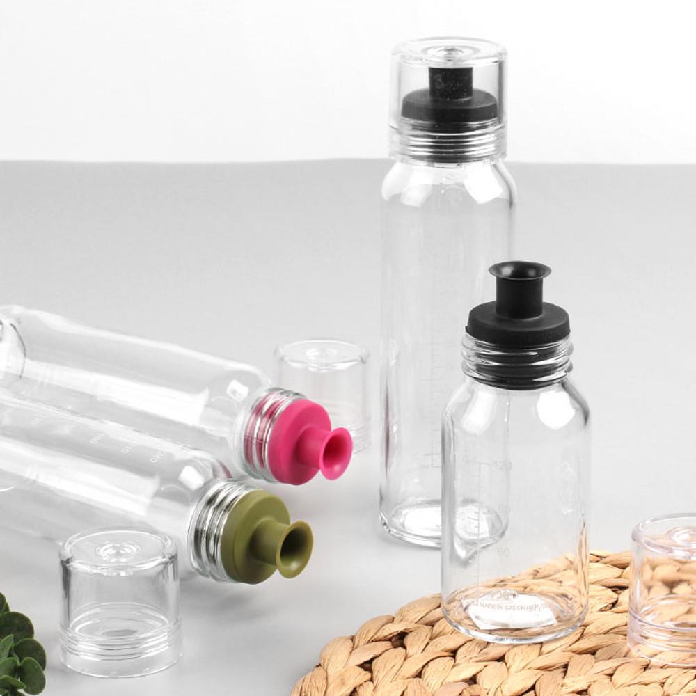 네오플램 오일병 240ml 눈금표시 3개구매시 실리콘병솔 1개