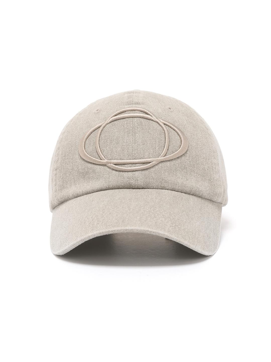 몰마농 WASHED CIRCLE CAP - LIGHT KHAKI