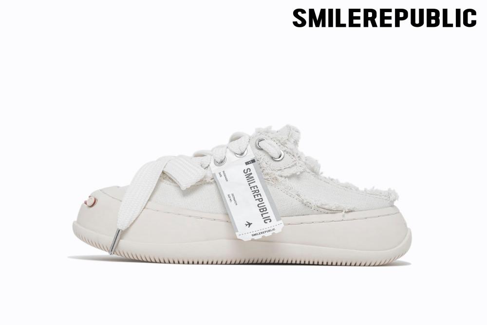 SR MULES CANVAS WHITE