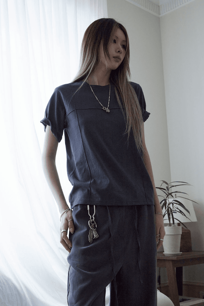 pintuck cotton top (5c)