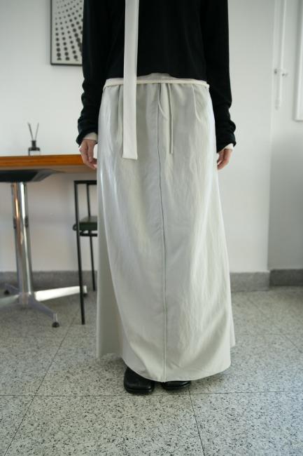 line whole banding skirt(2colors)
