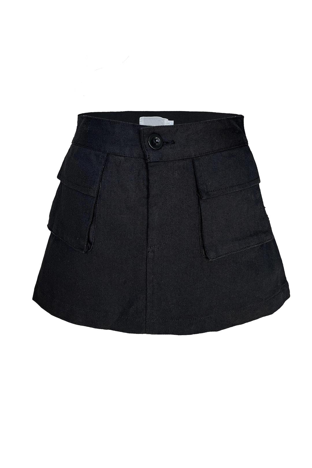 Pocket mini low skirt