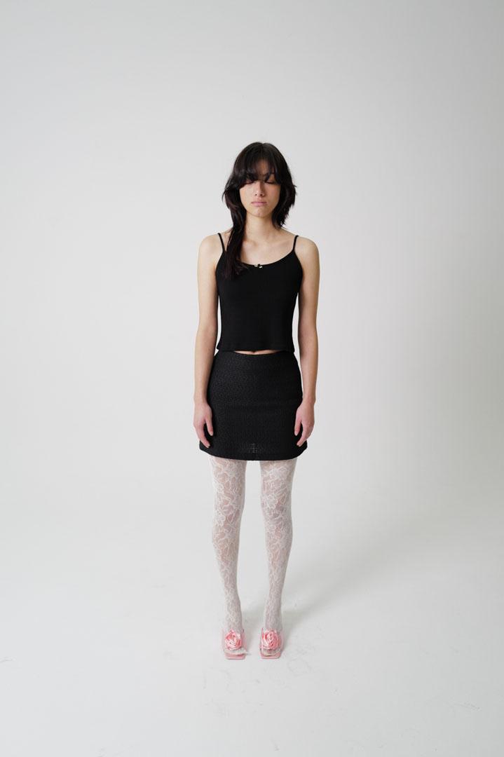 (SUSUMU) YUGYO SKIRT | black