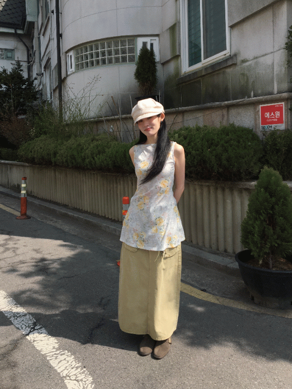 (당일발송) 빈티지 카고 스커트