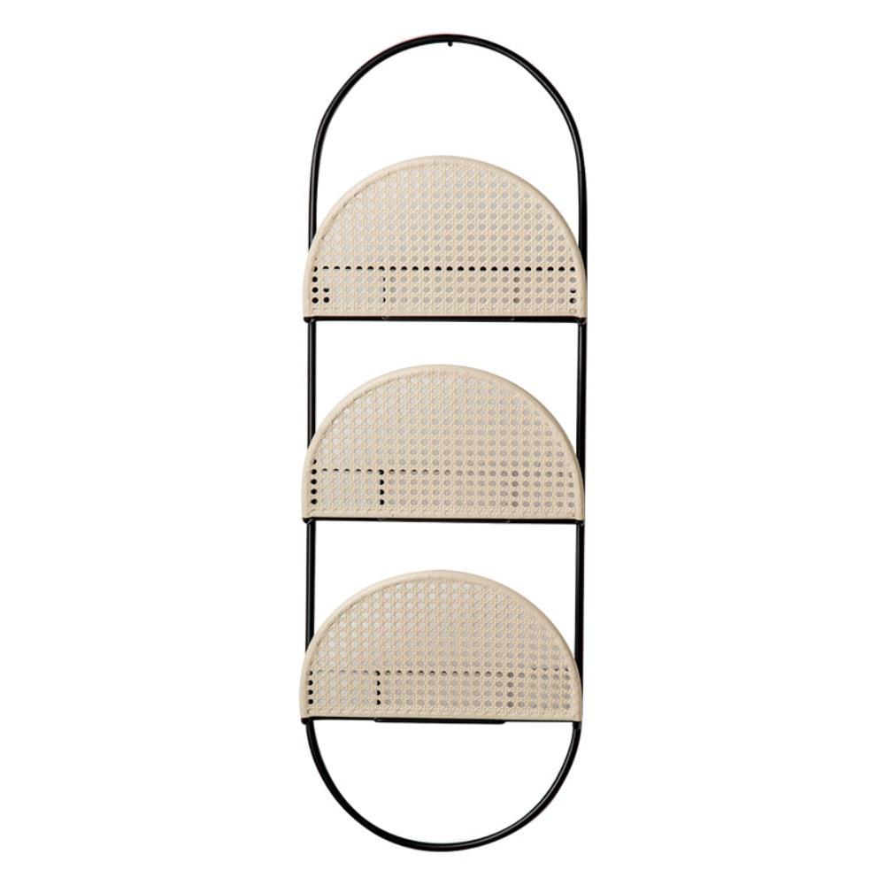 조이투웨어 라탄 벽걸이 잡지꽂이 책꽂이 스토리지 잡지랙 파티션 보드장식 선반