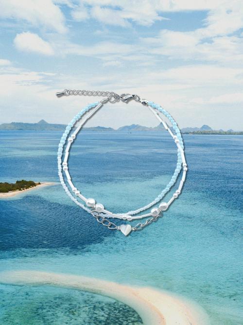 Cloud Beads Bracelet sky-blue