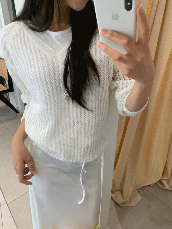 Mellow v-summer knit