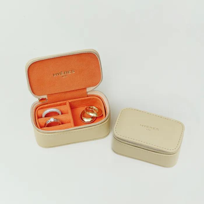 트래블 주얼리 미니 파우치_베이지 HG0P53026LXXXX