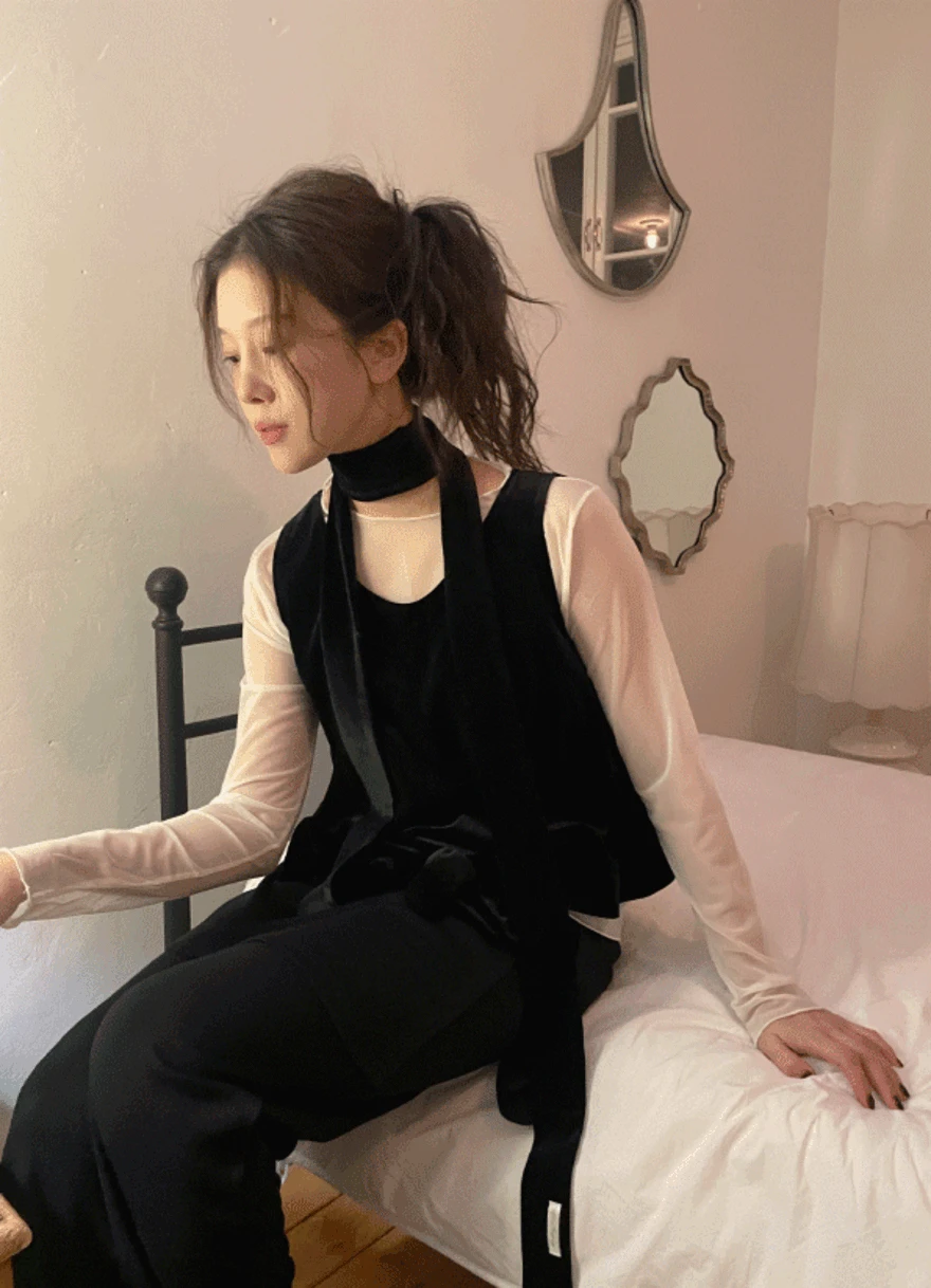 베르벳 타이 뷔스티에 (3colors) 신상할인♥︎