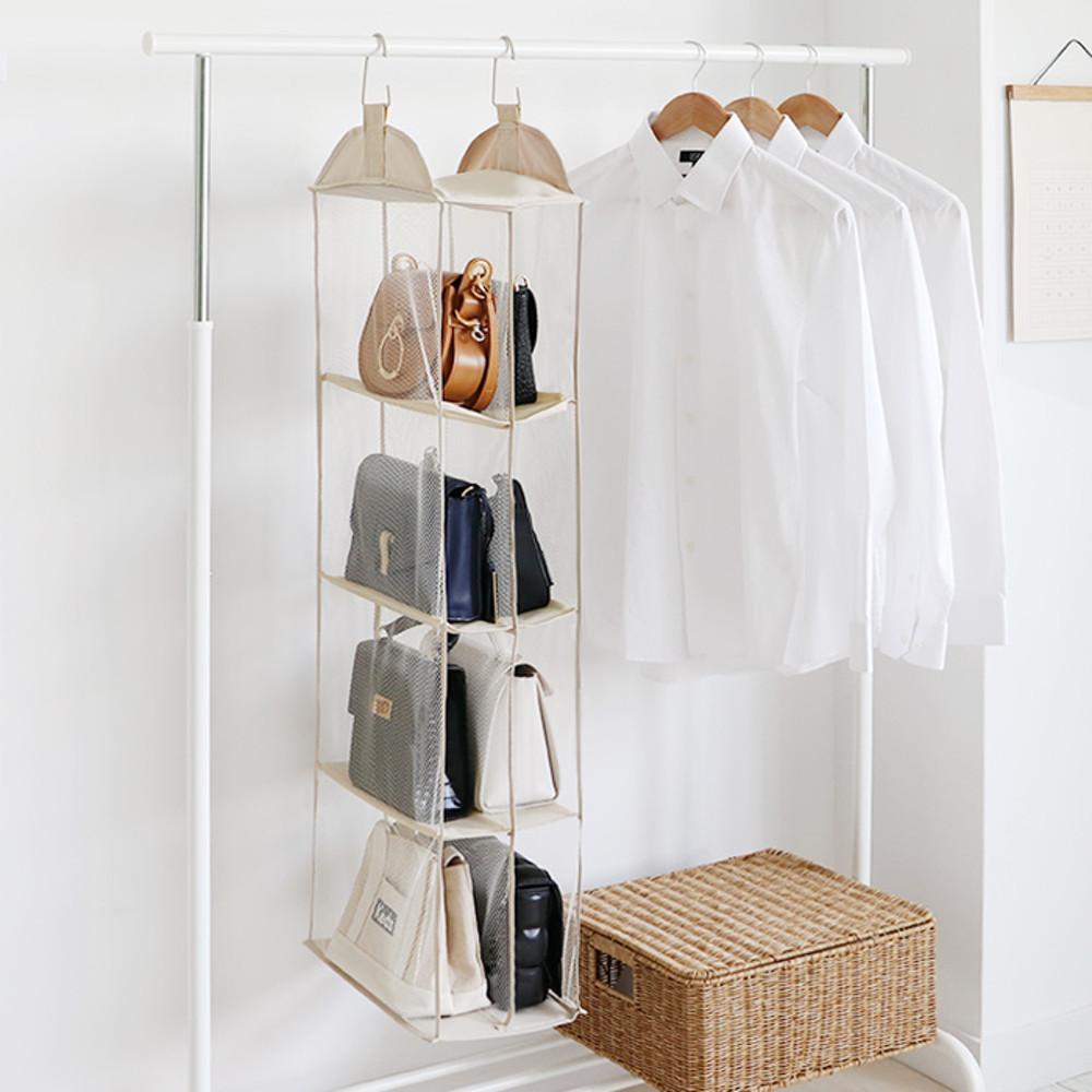 모노블 가방정리 정리대 (4칸) : 네이쳐리빙