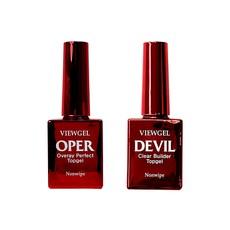 VIEWGEL 오빠 탑젤 10ml + 데빌 탑젤 10ml 세트