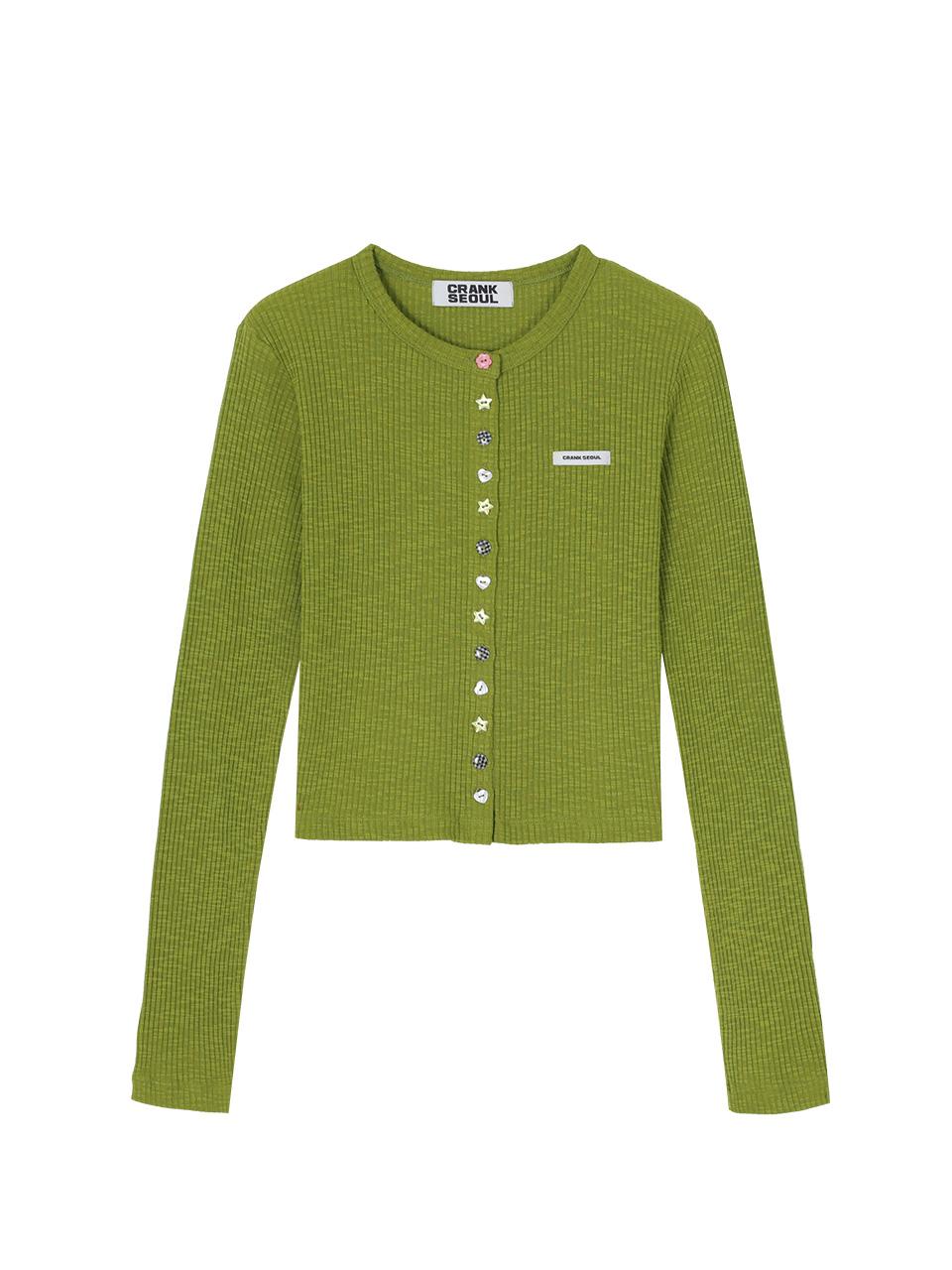 [Release 05/12] MULTI BUTTON CARDIGAN_OLIVE