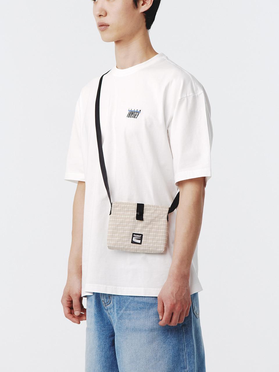 Check Sacoche Bag UNISEX Ivory