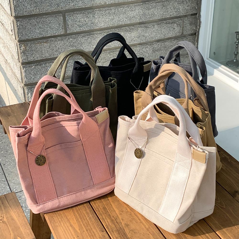 멀티포켓 에코백 주문제작 컬러인쇄 소량 굿즈 무지 도시락 산책가방 커스텀제작