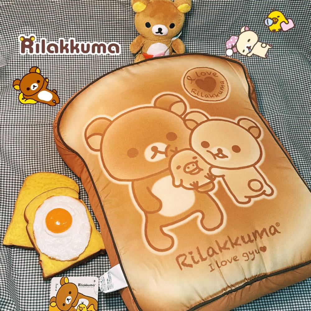 [San-x] 2012's 리락쿠마 아이러브규 식빵 쿠션