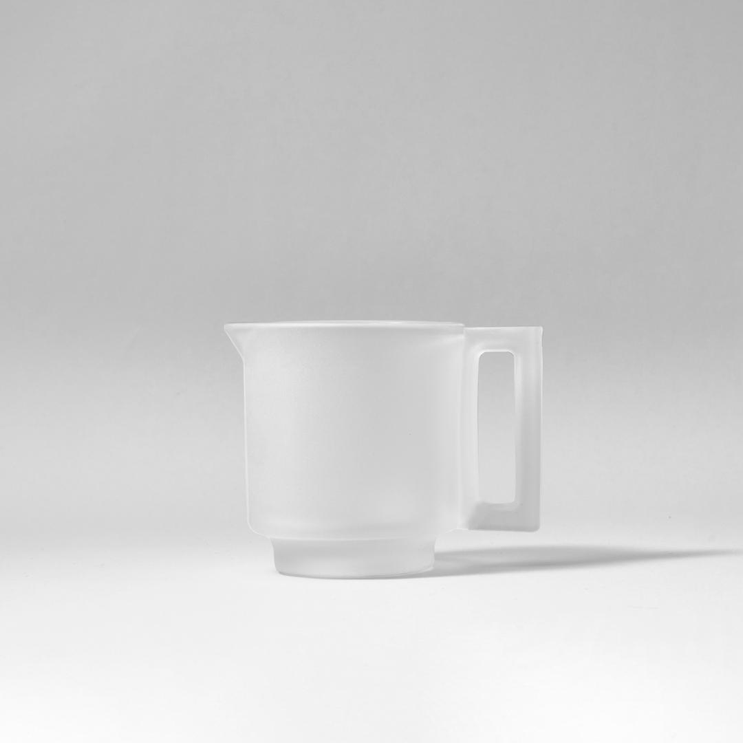 아르노글래스 밀크저그 프로스티드