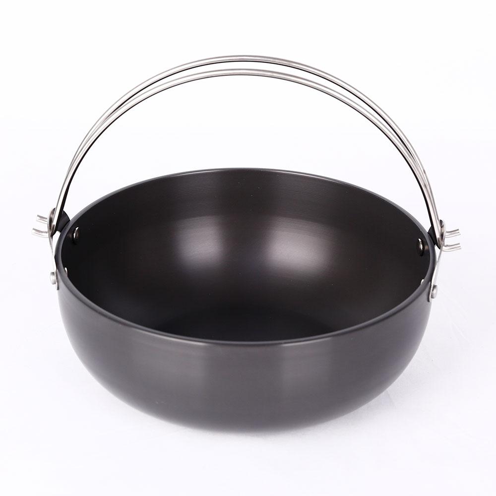 경질 샤브샤브 냄비 대 세트(경질샤브냄비+화로+연료통+목판+고체연료10개)