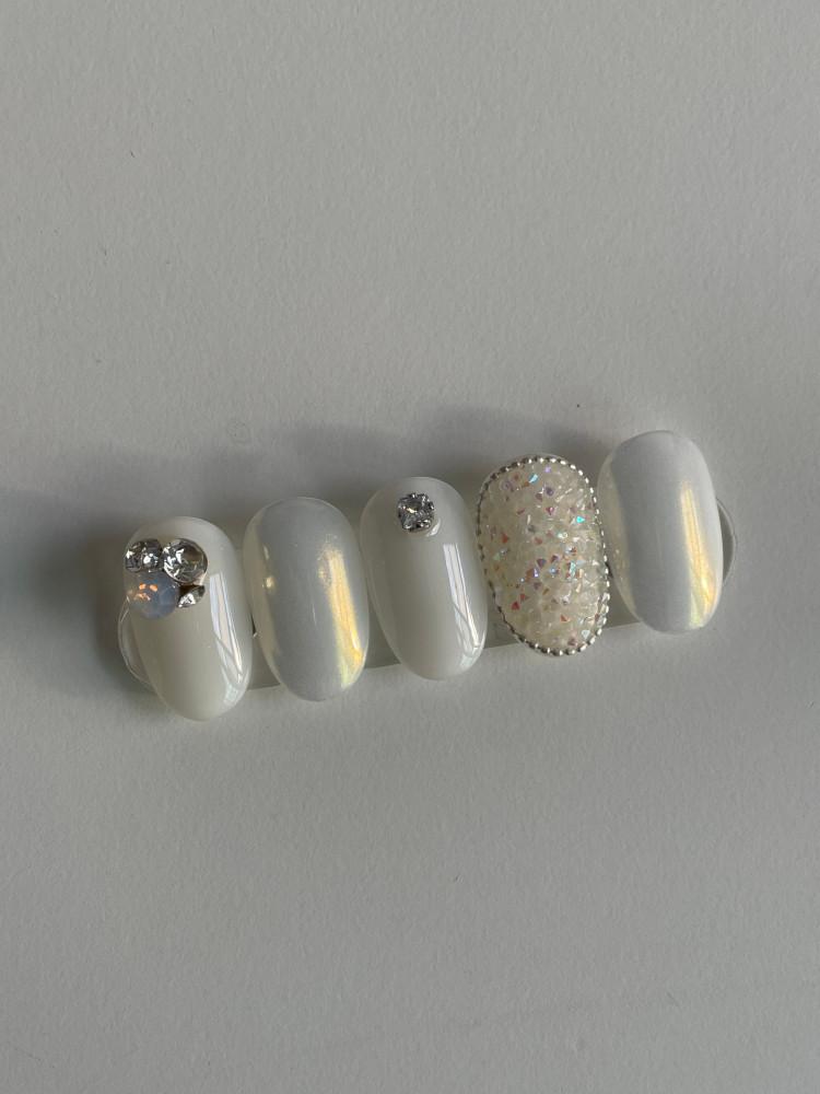 웨딩시리즈 3탄 수제 네일팁