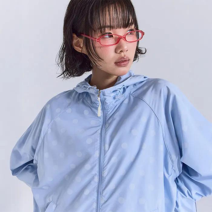 도트 윈드 브레이커 자켓