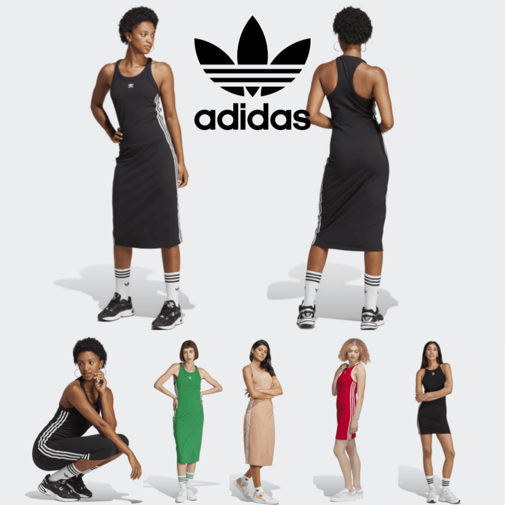 아디다스 미주 원피스 아디컬러 롱원피스 블랙