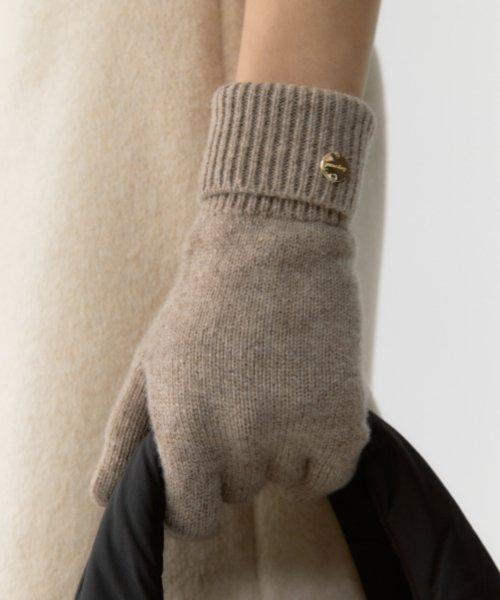 울 니트 장갑 [오트밀]