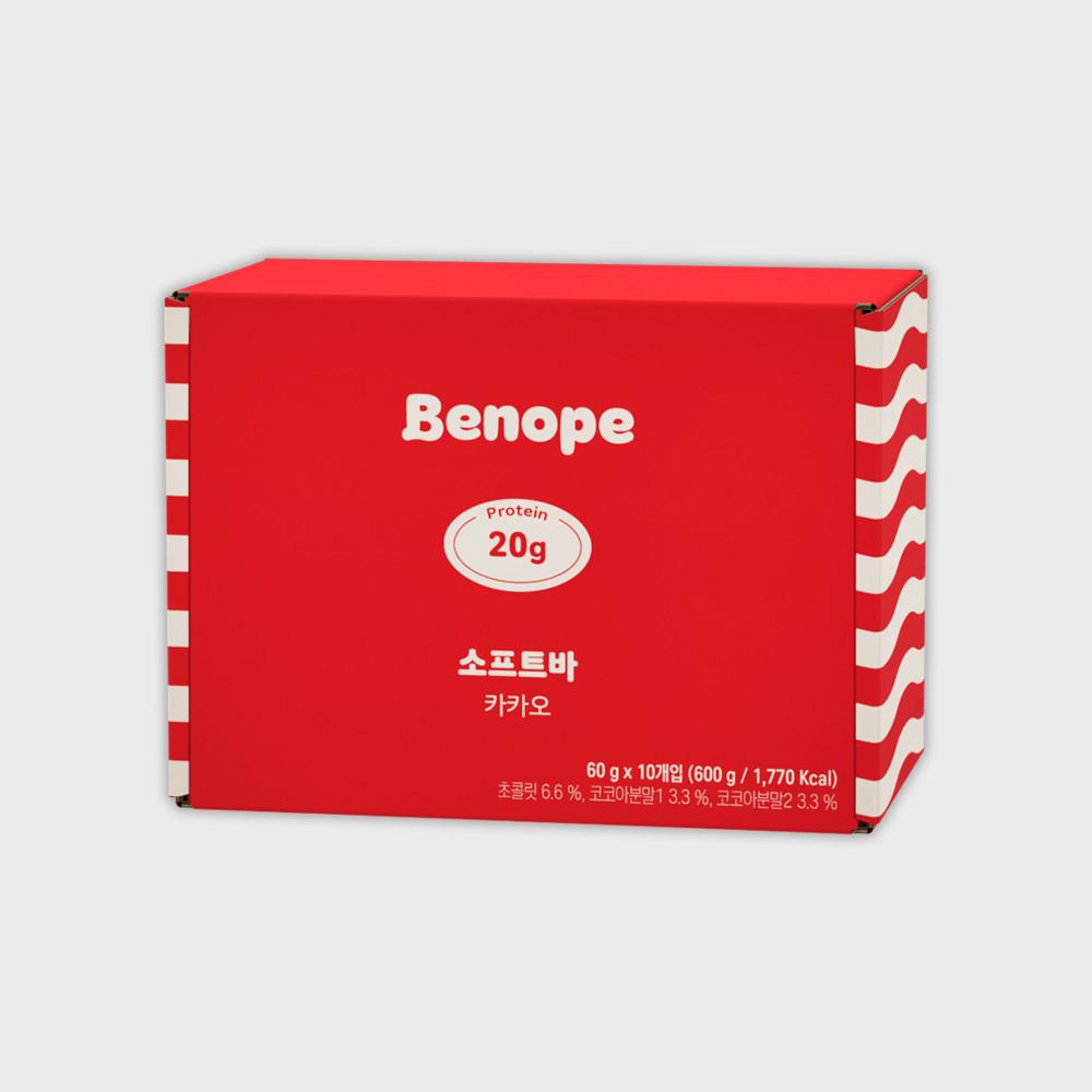 [1박스] 베노프 프로틴바 단백질바 소프트바 고단백 단백질20g 카카오 외 9종 : 베노프