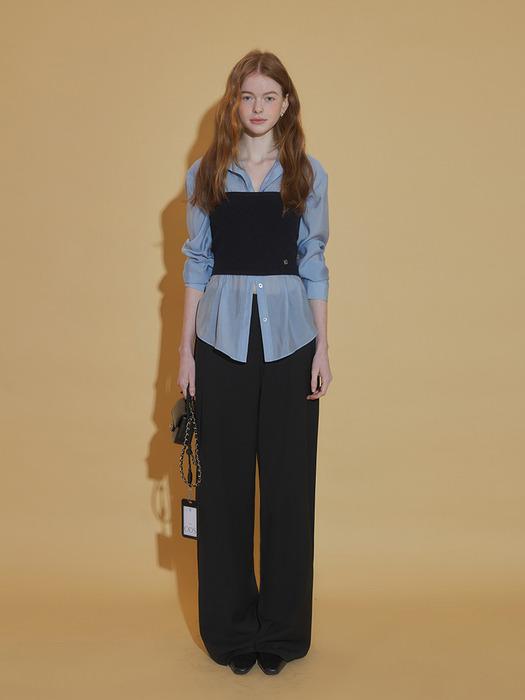 TENCEL SILKY SHIRTS (SKY BLUE)
