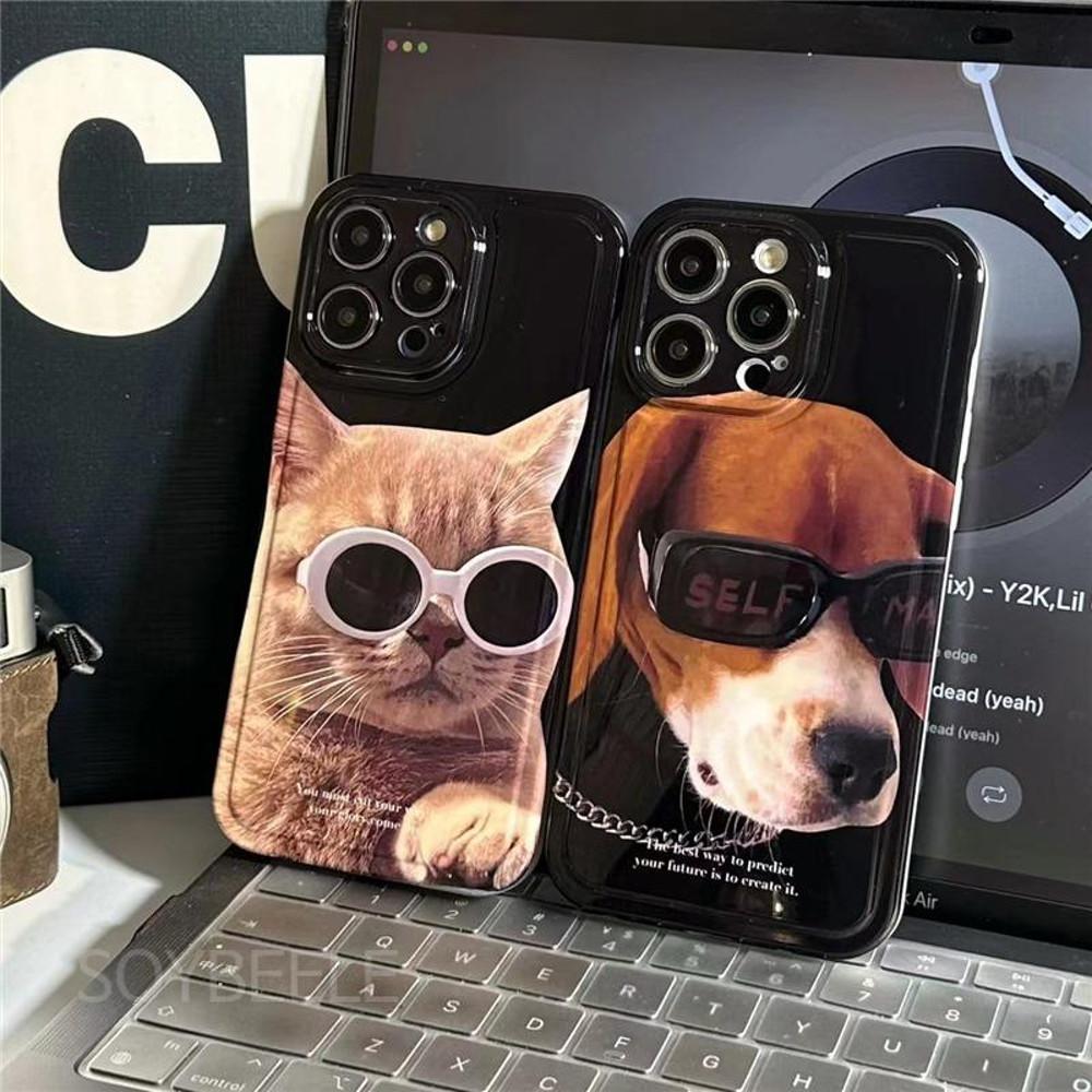 소이벨 Couple Hiphop Dog & Cat  Phone Case 폰케이스