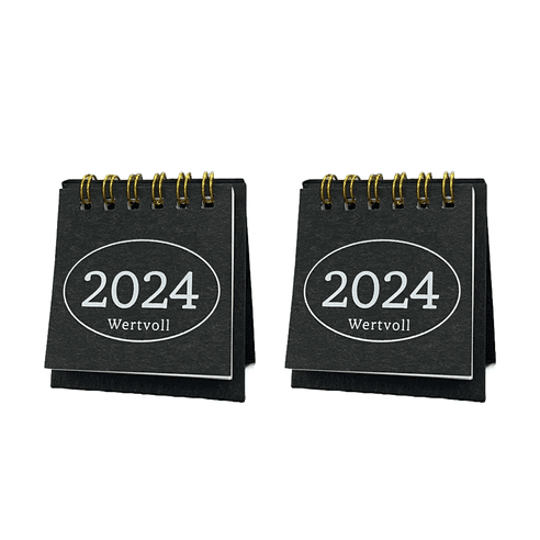 베르트폴 2024 미니달력, 블랙, 2개 - 데스크 캘린더 | 쿠팡