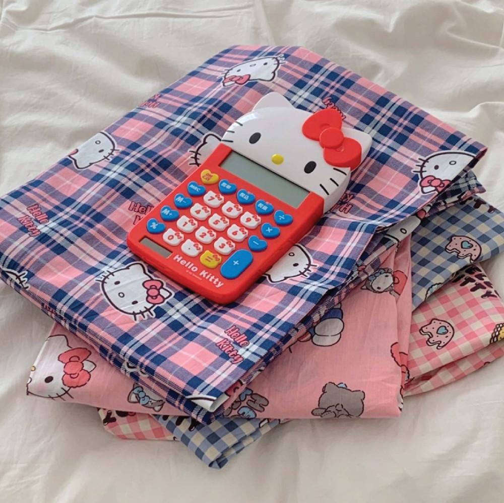 산리오 헬로키티 잠옷바지 고쟁이 일자 주머니 팬츠 순면 우정선물 파자마파티