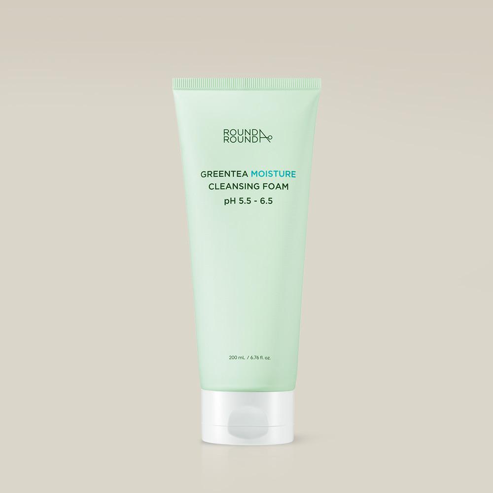 라운드어라운드 그린티 약산성 클렌징폼 200ml