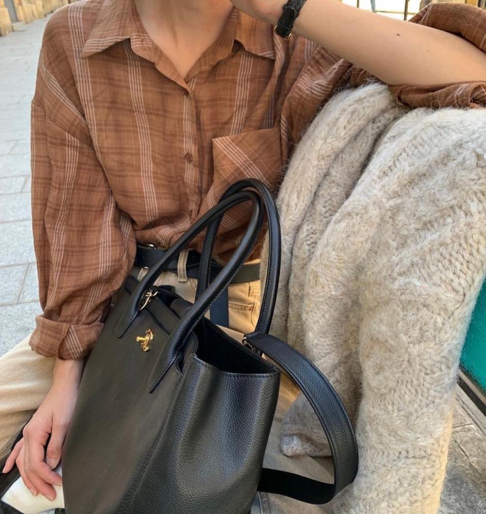 오버테이크 아워 체크셔츠 남방 overtake 1color