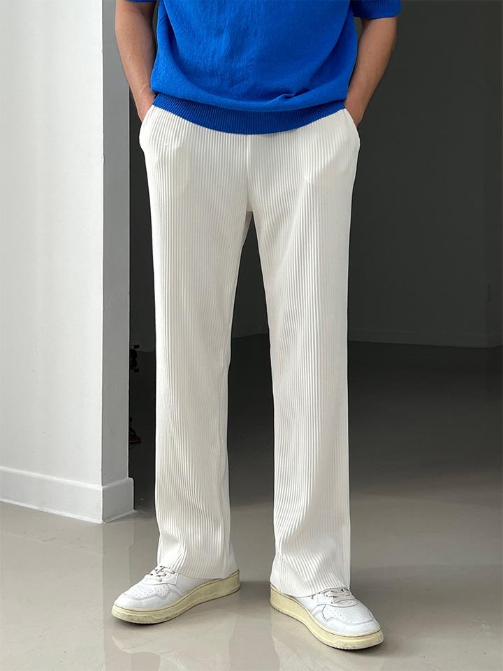 S/S 세인트 와이드 플리츠 팬츠