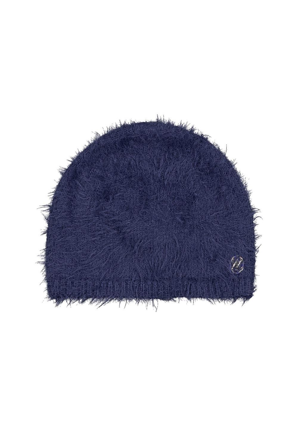 Fuzzy beanie - DARK PURPLE