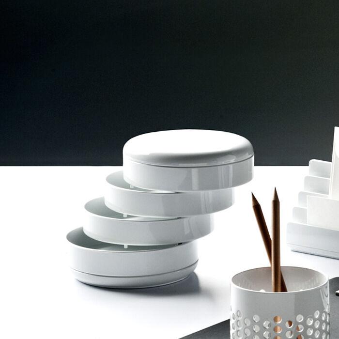 [REXITE] Multiplor Rotating Desk Organizer White 렉시떼 오거나이저