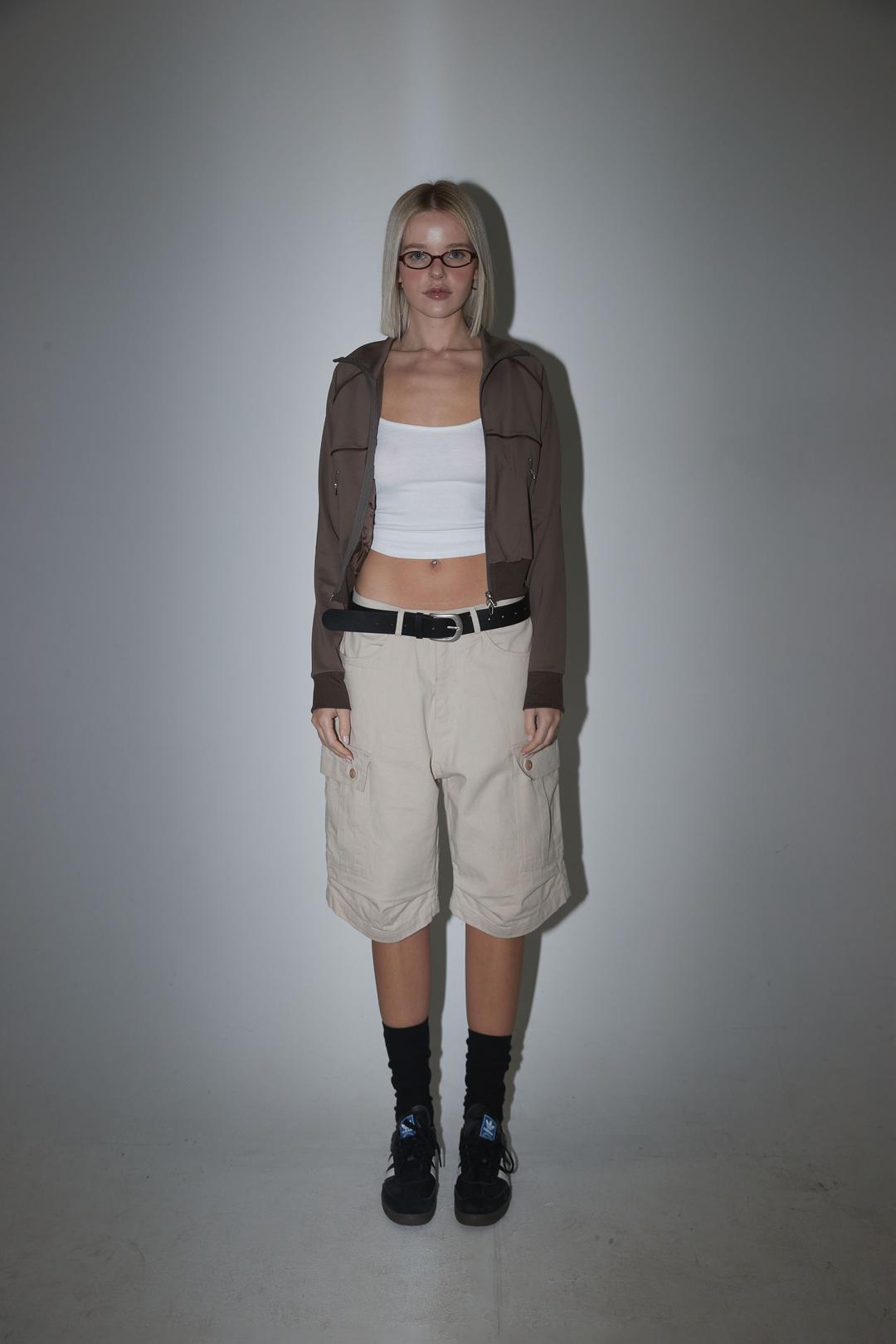 BEIGE CARGO PANTS