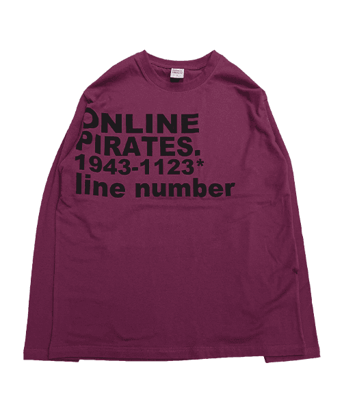 TCM online long sleeve (magenta)