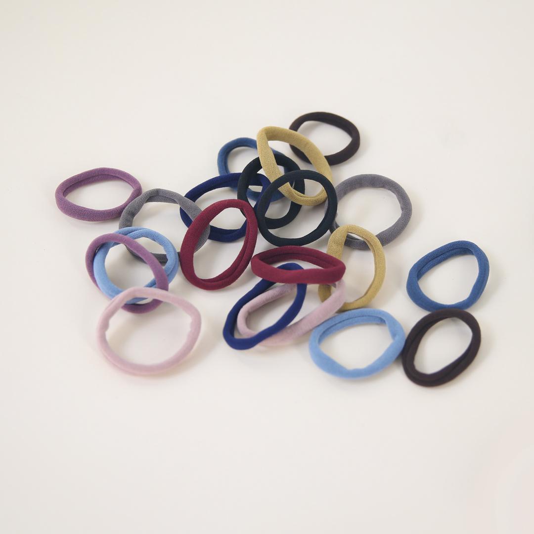 안아픈 고무줄 두꺼운 똥 머리 볼륨 엘라스틴 머리끈 세트 대용량 헤어 액세서리