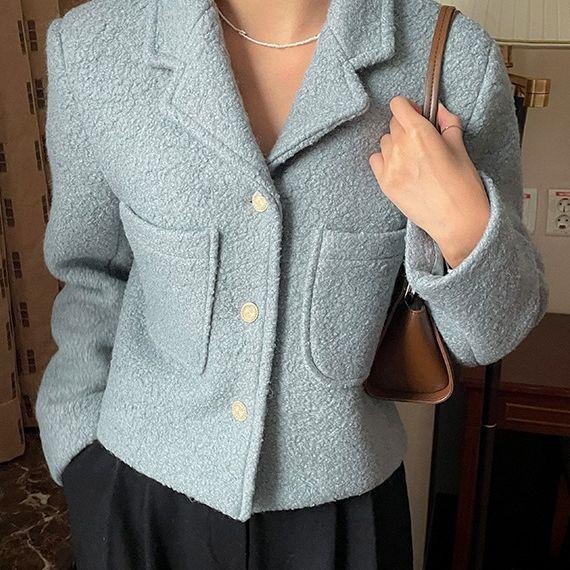 오퍼 울 테리 자켓(울40%)