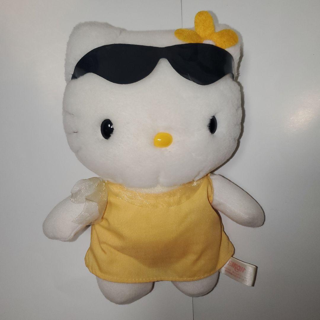 ハローキティ　バカンス　サングラス　サンリオ　ぬいぐるみ