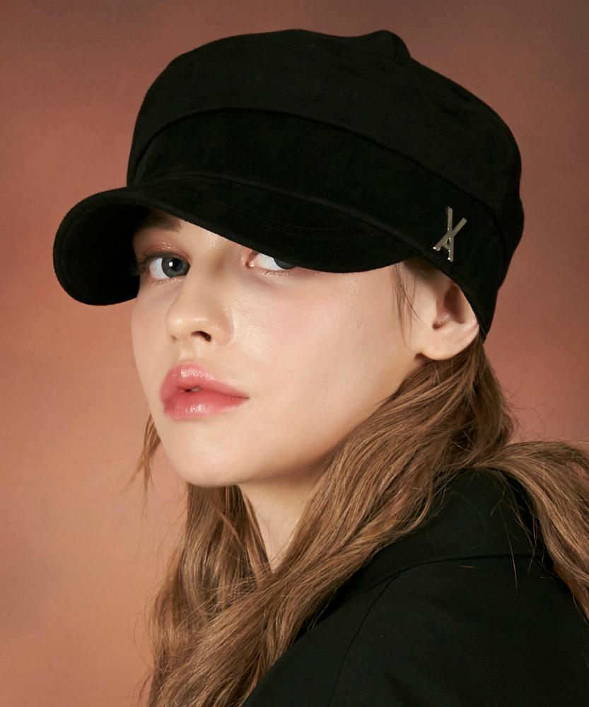 [바잘 베레모 모자] 피치 마도로스 캡 블랙